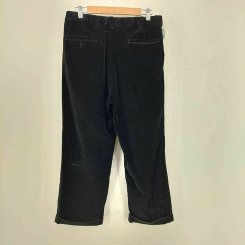 80s Falcone コットン ベルベット タック スラックス メンズ 33R