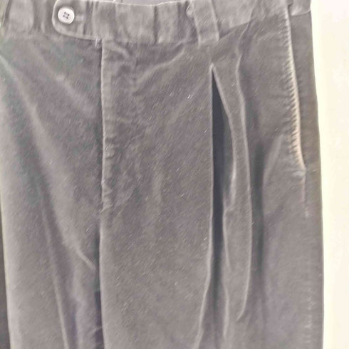 80s Falcone コットン ベルベット タック スラックス メンズ 33R