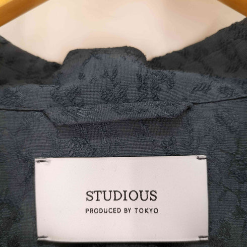 ステュディオス STUDIOUS FLOWER JACQUARD SHIRTS フラワージャガードシャツ メンズ JPN:2