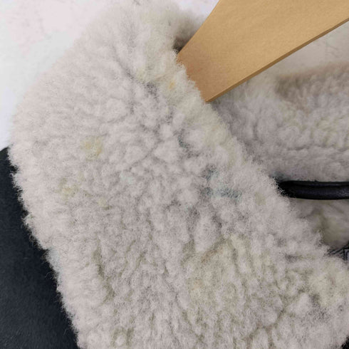 シーイー C.E Sheepskin Bomber Jacket 羊革 ボンバー ムートン ジャケット メンズ M