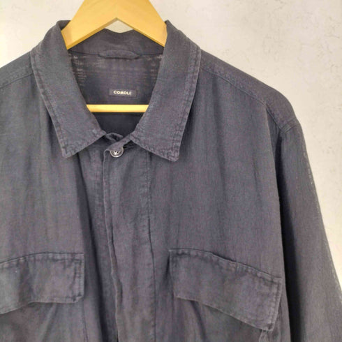 コモリ COMOLI 25SS フェードブラック B.D.Uジャケット メンズ 1