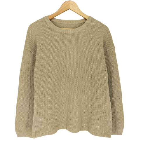 クレプスキュール crepuscule MOSS STITCH P クルーネック ニット メンズ JPN:2