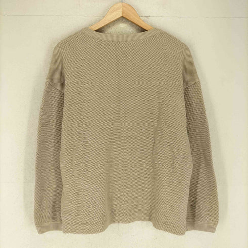 クレプスキュール crepuscule MOSS STITCH P クルーネック ニット メンズ JPN:2