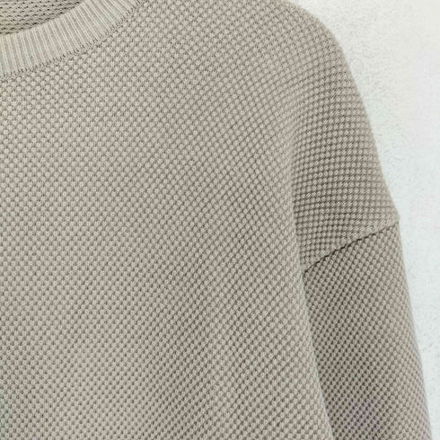 クレプスキュール crepuscule MOSS STITCH P クルーネック ニット メンズ JPN:2