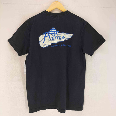 フェローズ PHERROWS WORLDS FINEST LUBRICANT ポケットTシャツ メンズ JPN:XL