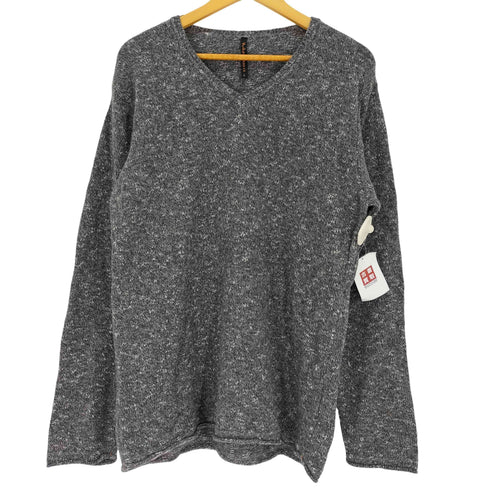 ヌーディージーンズ Nudie Jeans ウールVネックセーター メンズ import:L