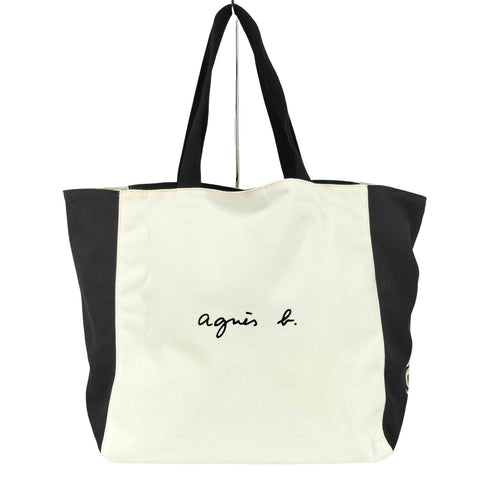 アニエスベー agnes b. 2トーン リバーシブルトート レディース