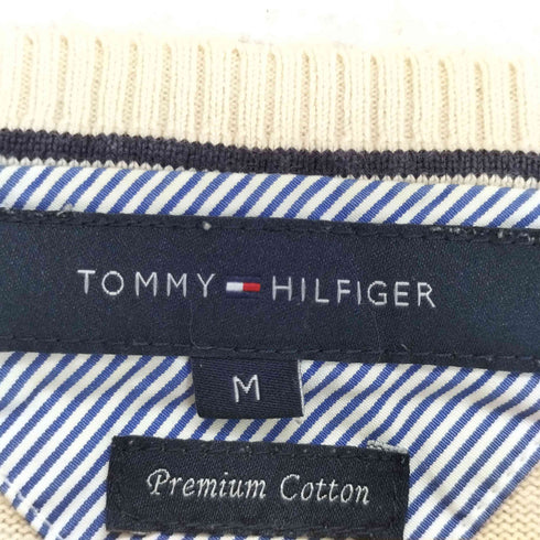 トミーヒルフィガー TOMMY HILFIGER Premium Cotton ロゴ刺繍 クルーネック ニット メンズ JPN:M