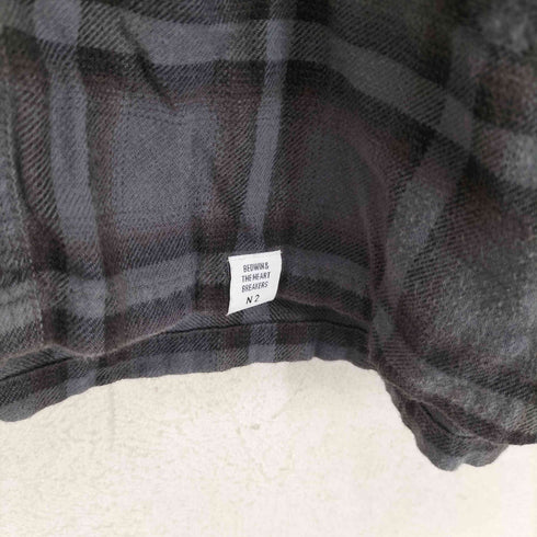 ベドウィンアンドザハートブレイカーズ BEDWIN&THE HEARTBREAKERS WASH AND WEAR シャドーチェック シャツ メンズ