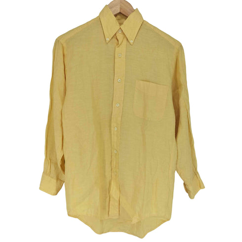 ブルックスブラザーズ BROOKS BROTHERS ボタンダウン リネン シャツ メンズ JPN:XS