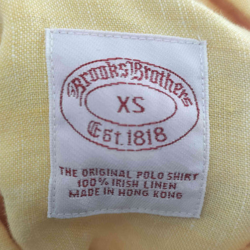 ブルックスブラザーズ BROOKS BROTHERS ボタンダウン リネン シャツ メンズ JPN:XS