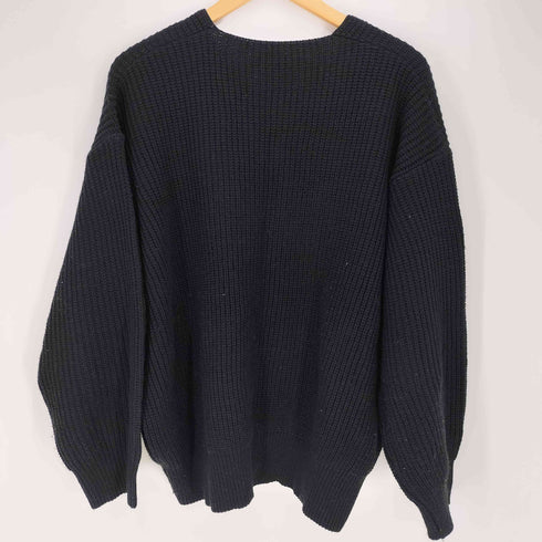 HANDEL COMPANY 畦編み Vネック ニット メンズ import:M
