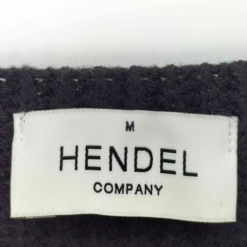 HANDEL COMPANY 畦編み Vネック ニット メンズ import:M
