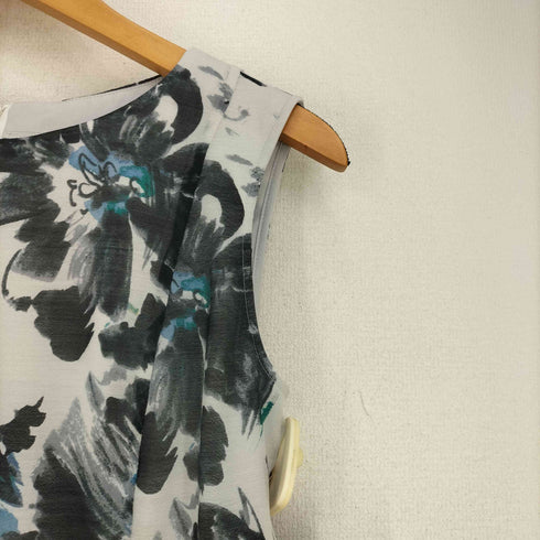 アンタイトル UNTITLED ペイントフラワー ノースリーブ ワンピース レディース JPN:1