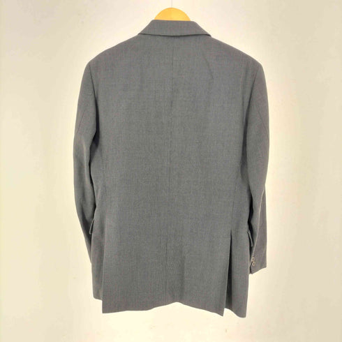 カルバンクライン CALVIN KLEIN 90-00S ウール ストライプ 3B テーラードジャケット 2タック スラックス スーツ セットアップ メンズ ジャケット 36 パンツ 30