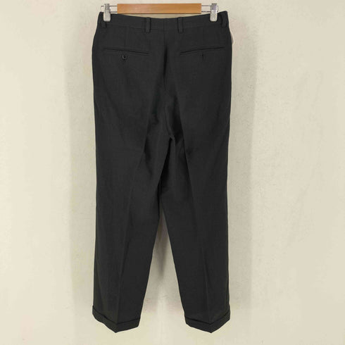 カルバンクライン CALVIN KLEIN 90-00S ウール ストライプ 3B テーラードジャケット 2タック スラックス スーツ セットアップ メンズ ジャケット 36 パンツ 30