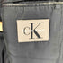 カルバンクライン CALVIN KLEIN 90-00S ウール ストライプ 3B テーラードジャケット 2タック スラックス スーツ セットアップ メンズ ジャケット 36 パンツ 30