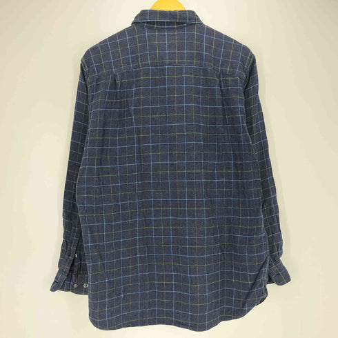 ギャップ Gap 00s old マチ付き ウィンドウペン チェック ネルシャツ メンズ JPN:M