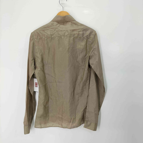 ユナイテッドアローズ UNITED ARROWS A.LETRANGE シルク100% 比翼 シャツ メンズ 38