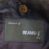 ビームスエフ BEAMS F ウール ストライプ 段返り襟 3B テーラードジャケット 1タック スラックス スーツ セットアップ メンズ 95