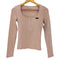 マウジー moussy 25ss LIMITED HENRY NECK BORDER TOP レディース FREE