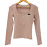 マウジー moussy 25ss LIMITED HENRY NECK BORDER TOP レディース FREE
