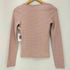 マウジー moussy 25ss LIMITED HENRY NECK BORDER TOP レディース FREE