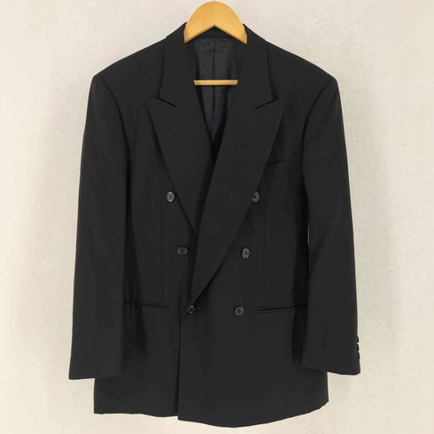 セルッティ NINO CERRUTI ウール 背抜き ダブルプレストジャケット 2タック スラックス スーツ セットアップ メンズ ジャケット 170 パンツ76