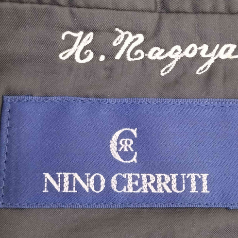 セルッティ NINO CERRUTI ウール 背抜き ダブルプレストジャケット 2タック スラックス スーツ セットアップ メンズ ジャケット 170 パンツ76
