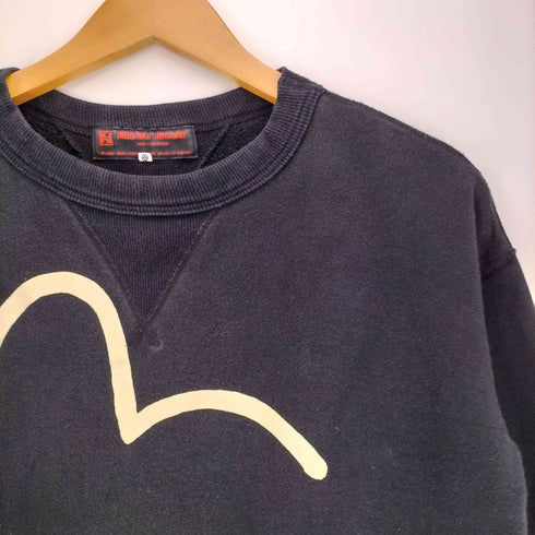 hidehiko yamane EVISU 両Vガゼット カモメプリント クルーネック スウェット メンズ US:36