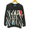 アディダスオリジナルス adidas Originals スイッチング 異素材 切替 総柄 L/S スウェット メンズ import:M