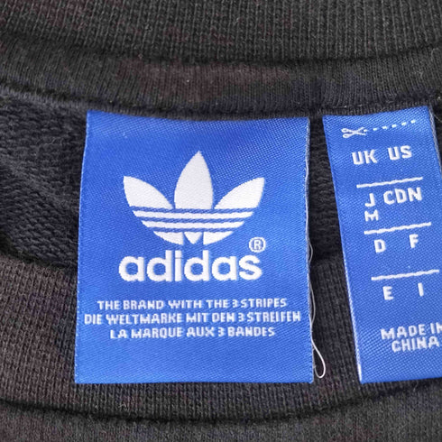アディダスオリジナルス adidas Originals スイッチング 異素材 切替 総柄 L/S スウェット メンズ import:M