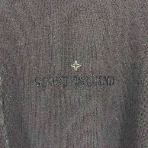 ストーンアイランド STONE ISLAND 80s MASSIMO OSTI マッシモオスティ 本人期 ロゴ刺繍 モックネック ニット ジャンパー archive メンズ import:L