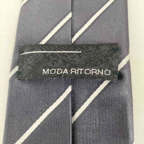 モダリトルノ moda ritorno シルク100 ストライプ柄 ネクタイ メンズ
