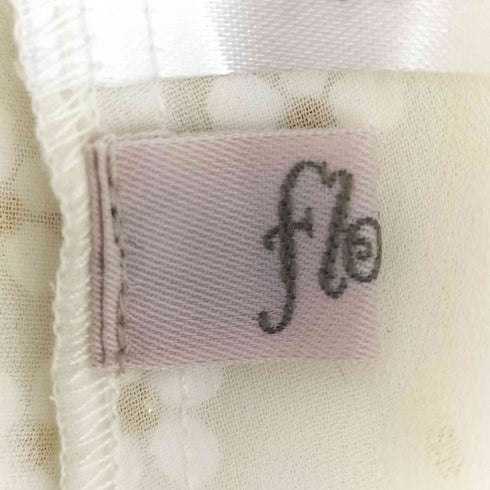 FLOWER 25ss ブロッサムチュールブラウス レディース FREE