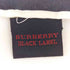 バーバリーブラックレーベル BURBERRY BLACK LABEL シルク100 千鳥格子柄 ハンカチ メンズ