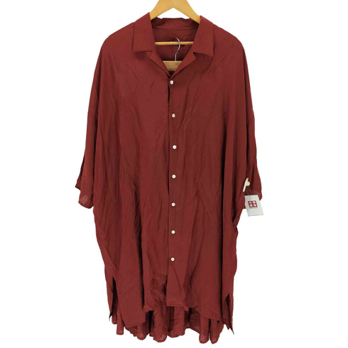 BISHOOL ビシュール レーヨン シルク 浴衣 オーバーサイズ シャツ スカート セットアップ レディース F