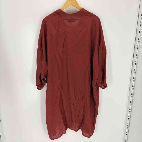 BISHOOL ビシュール レーヨン シルク 浴衣 オーバーサイズ シャツ スカート セットアップ レディース F