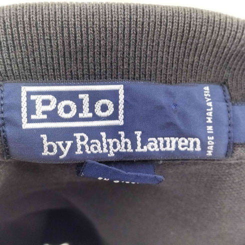 ポロバイラルフローレン Polo by RALPH LAUREN スモールポニー刺繍 長袖ポロシャツ メンズ L