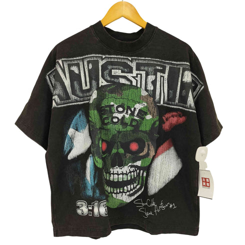 Loiter プロレス 両面プリント半袖 Tシャツ メンズ import:M