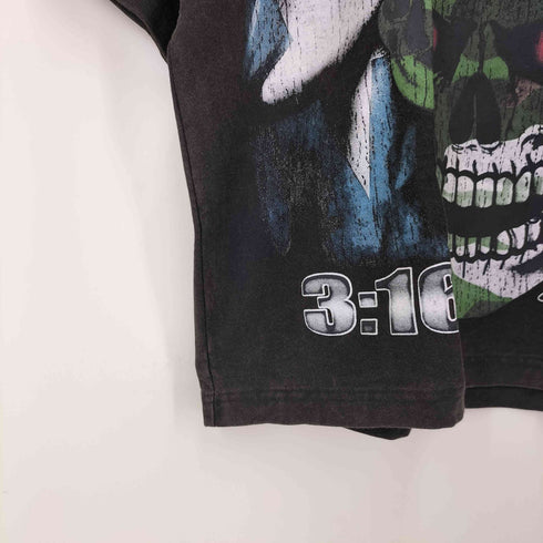 Loiter プロレス 両面プリント半袖 Tシャツ メンズ import:M