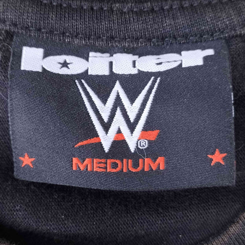 Loiter プロレス 両面プリント半袖 Tシャツ メンズ import:M