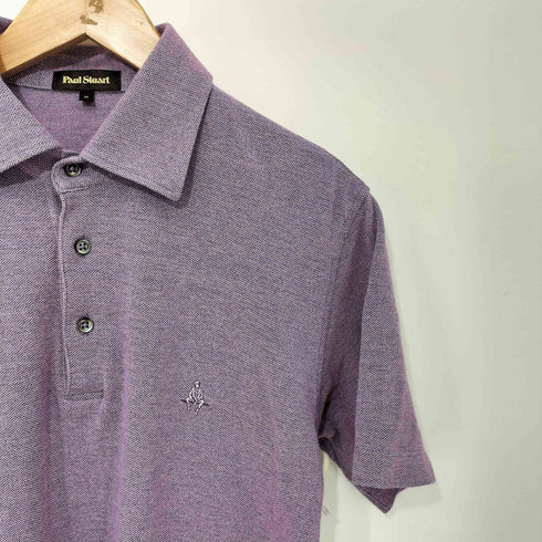 ポールスチュアート Paul Stuart 26SS メランジツイストポロシャツ メンズ import:M