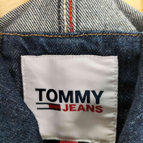 トミージーンズ tommy jeans ブロックパネルデニムジャケット メンズ import:M