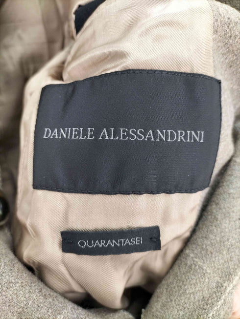 ダニエレアレッサンドリーニ DANIELE ALESSANDRINI チェック チェスターコート メンズ