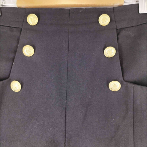 ザラ ZARA フロント金ボタン ショートパンツ レディース JPN:M