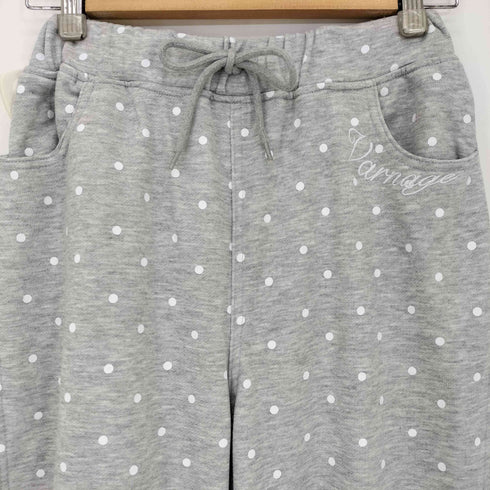スパイラルガール SPIRALGIRL 26ss ドットバレルレッグスウェットパンツ レディース FREE