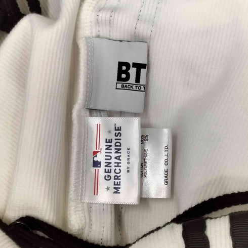 ジェニュインマーチャンダイズ GENUINE MERCHANDISE BTTF MLBロゴ サイドライン キャミ ショートパンツ セットアップ レディース FREE