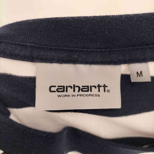 カーハートワークインプログレス Carhartt WIP S/S BARKLEY POCKET T-SHIRT ボーダー 半袖Tシャツ メンズ M