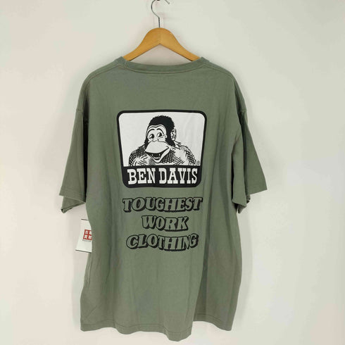 ベンデイビス BEN DAVIS バックプリント クルーネックTシャツ BIG SIZE メンズ 4L